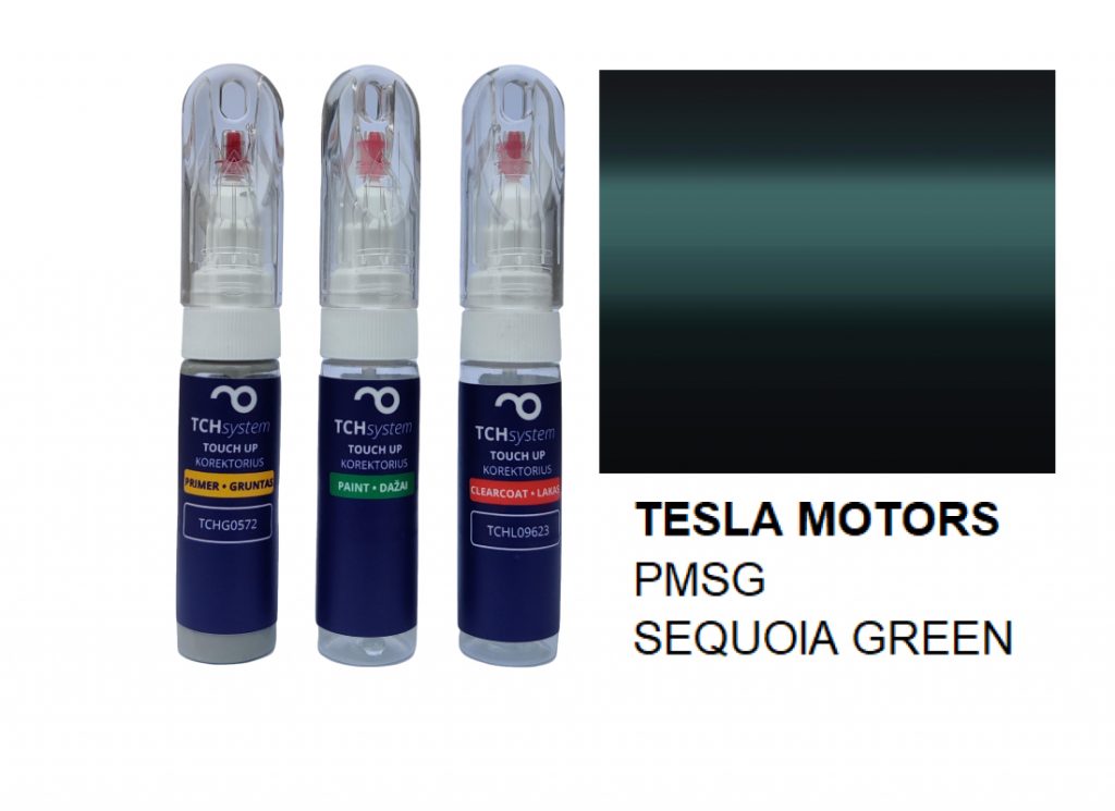 Pmsg Comprar TESLA MOTORS PMSG SEQUOIA GREEN Automobilių dažų korektorius, rinkinys ...